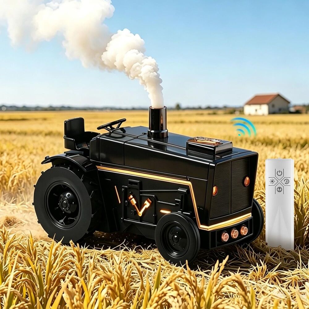Tractor Aroma Diffuser w/ Remote, Bluetooth Speaker & 3-Color Lights